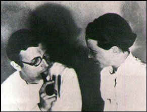 Sartre feleségével Simone de Beouvoire-ral